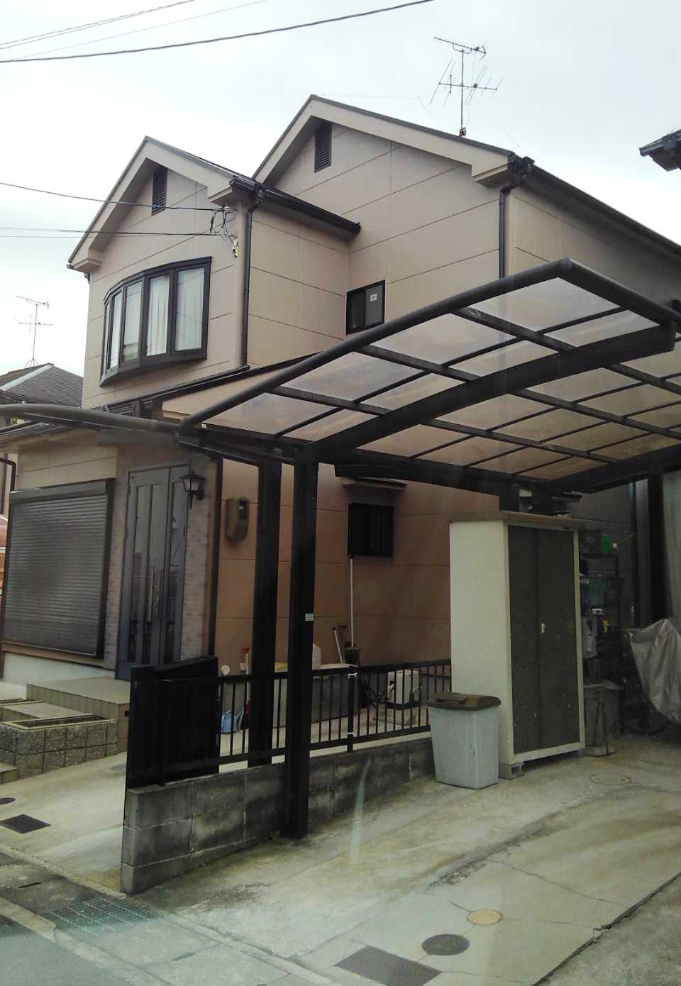 京都府京田辺市N様｜屋根外壁塗装工事の施工事例